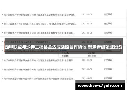 西甲联盟与沙特主权基金达成战略合作协议 聚焦青训领域投资
